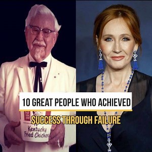 10 Great People Who Achieved Success Through Failure | Trending Videos In The World