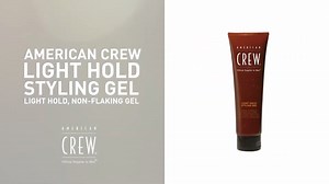 American Crew Light Hold Gel - 390ml Light Hold Styling Gel builds thickness and shine while providing light control. Our alcohol-free, flake-free formula will not dry the scalp and contains thermal barriers that protect the hair from environmental stress and blow drying or heat treatments. This is one gel that works to condition scalp with ginseng and sage extract. • Alcohol Free: Non-drying to scalp. • Thermal Protectants: Protects hair during blow drying. • PVP Copolymer: Provides body and fu