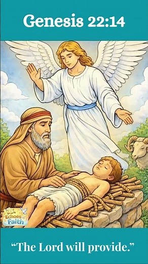 God Provided at the Last Moment | Abraham & Isaac (Genesis 22 ) #bibleshorts