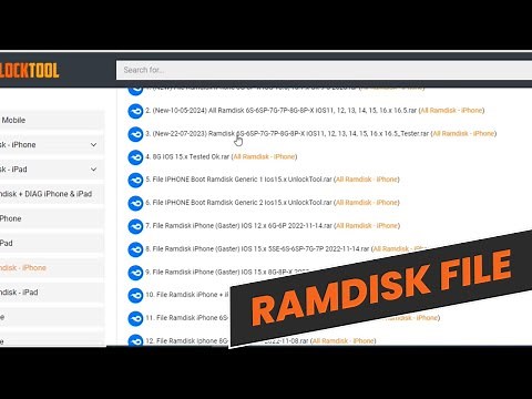 how to download ramdisk file | ramdisk file locotion | unlock tool | iphone ramdisk file |
