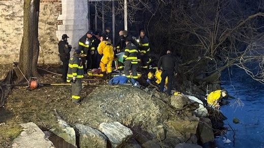 Firefighters rescue person from river in Norwalk