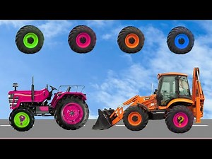 CORRECTLY GUESS THE TRACTOR WHEEL - CONSTRUCTION VEHICLE? (Part 2)