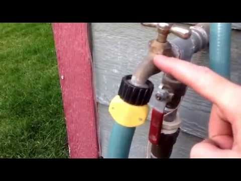 Fertilize your lawn using existing underground sprinklers and a cheap venturi siphon.