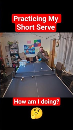 Practicing My Short Serve #shorts