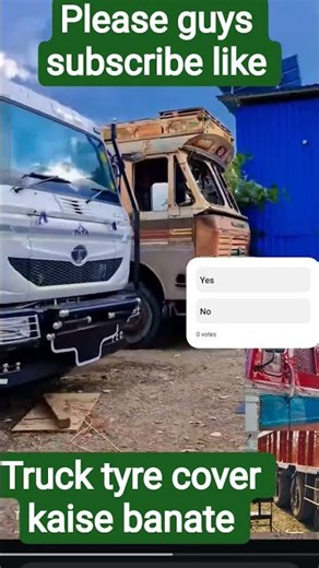 Truck me tyre cover kaise banate #viral short #viralvideos #song #viralposts #viraldesai #viralnow