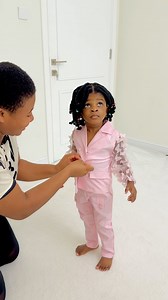 1.5M views · 64K reactions | Try out this beautiful outfit & pyjamas with my baby. She added a little dance step | AngieNation | Facebook