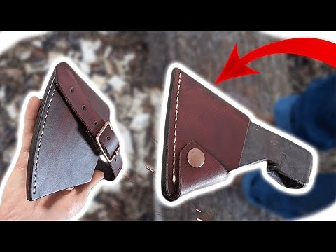 How to Make a Perfect Leather Axe Sheath! (Complete Guide)