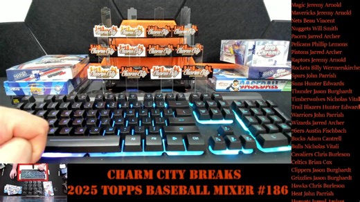 2025 Topps Baseball Mixer #186 - Chrome, Cosmic, Archives - Random Teams Check us out at https://www.facebook.com/groups/charmcitybreaks AND On Fanatics Live, search for Charm City Breaks (BEST PRICES ON THE APP!!) | Charm City Collectibles