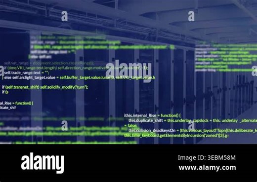Computer data processing and digital information flowing through a network of computer servers. Global communication and digital interface technology concept digitally generated video Stock Video Footage - Alamy
