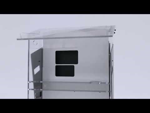 Pupitru Digital Dr LECTERN, pentru conferințe, din plexiglas transparen