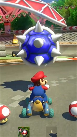MK8DX "Mushroom timing beats the Blue Shell !" #usa #viral #mariokart8deluxe