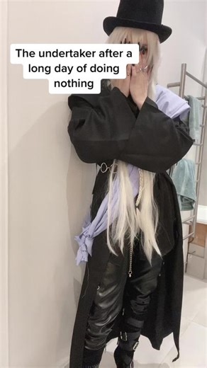 I will delete this soon so if you see this well done 🤞 #undertaker #undertakercosplay #blackbutler #blackbutlercosplay