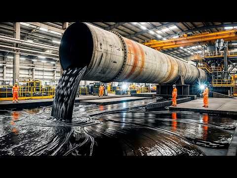 How It's Made: Bitumen & Asphalt Roads That Survive 40-Ton Trucks!