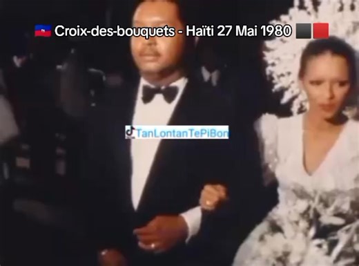 Croix-des-bouquets 27 Mai 1980 - Réception du Mariage de Michèle & Jean Claude Duvalier