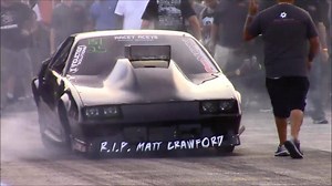 Kye Kelley Shocker vs Barefoot Ronnie in his legendary nova at DigNight Street Racing | National No Prep Racing Association