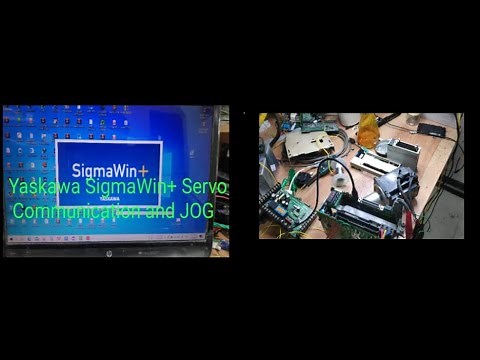 How use Yaskawa SigmaWin+ and Yaskawa Servo Communication and How to Run Yaskawa Servo On JOG Mode