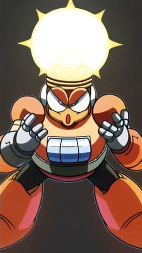 Bright man use light bulb on