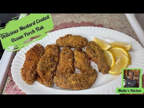 Delicious Crispy Fried Ocean Perch with Tangy Lemon Mustard Marinade | Mattie’s Kitchen