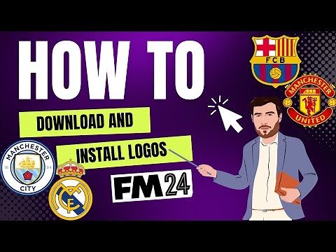 HOW TO INSTALL LOGOS ON FOOTBALL MANAGER 24 | FM24 GUIDE/TUTORIAL