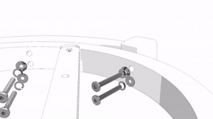 Hillsdale Saddlebrook Wood Swivel Counter Height Stool, Aged Greige