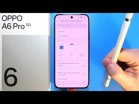 Oppo A6 Pro 5G: How To Enable/Disable App Bubbles