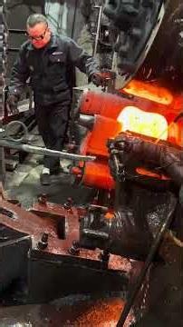 Inside the forging factory Skilled Workers Forge Massive Steel Rings #machine #forging #process