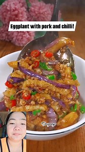 586 reactions · 112 shares | Eggplant with pork! #cooking #cookingreels #eggplant #eggplantrecipe #cookingtutorial #ulam #ulamideas #lutongbahay | Jovie Lobaton Mayo | Facebook