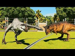 Yutyrannus Vs Carnotaurus - Jurassic World Evolution 3!