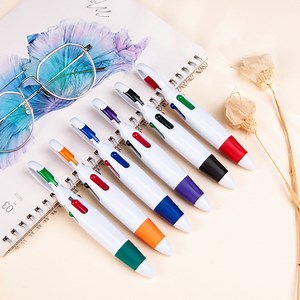 [Hot Item] Versatile Four-Color Ballpoint Pens for School and Office Needs