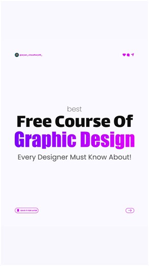 Aryan Choudhary on Instagram: "Master Graphic design for free ❤️🙌🏻 HOPE it will help you all a lot ✅ . . .. . . . . #graphicdesign #money #graphicdesigner #graphic editor design uxuidesign power edit artist artwork motivation reels ui uidesign uidesigner ux uxdesign uxdesigner uiux uiuxdesigner uiuxdesign uiux"