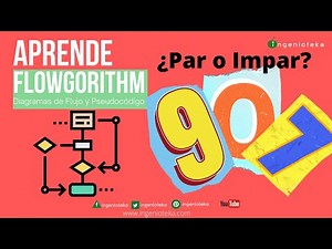 🔃36: Cómo determinar si un número es par o impar en Flowgorithm. | Ingenioteka #flowgorithm