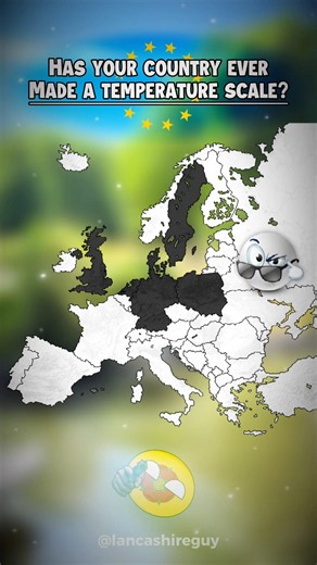 Has Your Country Ever Made A Temp Scale? | #mapping #fyp #shorts #europe #edit #geography #geotube