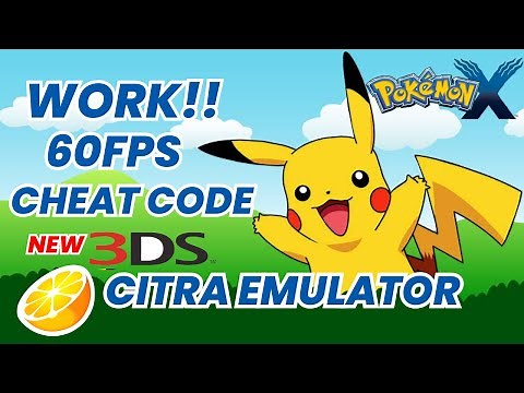New Citra 3DS Android - Enable Cheats 60 FPS Pokemon X