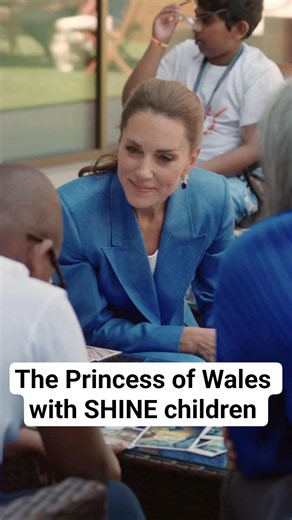 #PrincessofWales meets Shine Children at Wimbledon #shorts