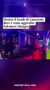 Corriere della Sera on Instagram: "(✏️ Alfio Sciacca, inviato a Lanzarote) Parla Marcantonio, titolare del Sin Nombre, il locale dove è stato aggredito Salvatore Sinagra. Il proprietario spiega la dinamica di quanto successo il 25 febbraio a Lanzarote, dove il giovane 30enne è stato colpito e poi ricoverato in pericolo di vita con il cranio fratturato nel reparto di rianimazione dell’University Hospital of Gran Canaria Dr. Negrín di Las Palmas, a Gran Canaria. «Salvatore e un suo amico stavano g