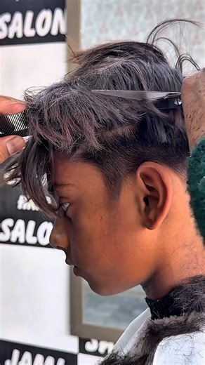 ASMR Secret Scissor Sounds 🔥 Relaxing Black Hair Cut #Shorts #barber #haircut #barbershop #asmr