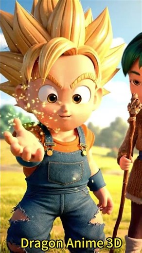 Chibi Goku's NEW Animation is INSANE 😤⚡ #shorts #dragonball #animation