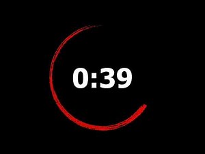 1 Minute Countdown Timer High Quality