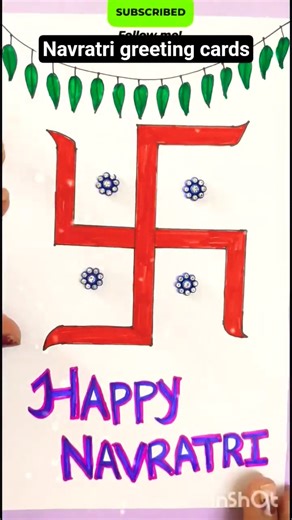 DIY Navratri Greeting Card|Easy Card Ideas for Navratri #DIY