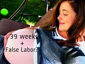 39 Weeks Pregnant Video + False Labor