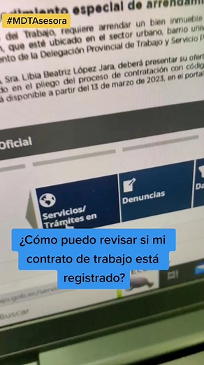 En nuestro #MDTAsesora, te explicamos cómo puedes revisar si tu contrato de trabajo está registrado en el Sistema Único de Trabajo, SUT.