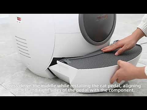 ELSPET cat litter box spin-off video