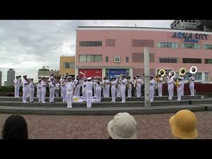 Japan/USA National Anthems at Odaiba, Tokyo