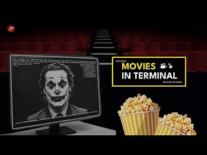 Watching Movies in Terminal because I'm bored