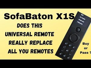One ultra high tech Universal Remote simple to use. replaces all your remotes. Bluetooth, IR, etc.