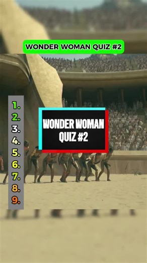 The Brain Show on Instagram: "Wonder Woman Quiz – Test your knowledge 易 If you liked this, a like, share or comment would really mean a lot. It helps more than it seems. And if you want to support a little more, just comment “themyscira” and I’ll send you a list of things I think movie + anime fans like us might enjoy. Nothing hyped — just genuinely cool stuff. Thanks for being here  #quiz #quiztime #quizchallenge #WonderWoman #Themyscira"