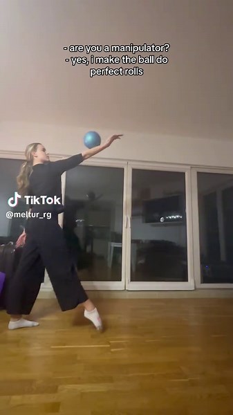 Mesmerizing Rhythmic Gymnastics ASMR Ball Routine