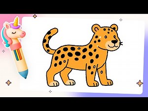 How To Draw a Leopard 🎨🐆 | Easy Step-by-Step | #howtodraw #leopard