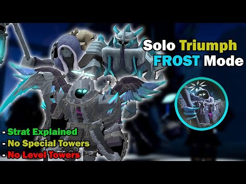 Solo Frost Mode with Strat Explained | No Special Towers | Tower Defense Simulator