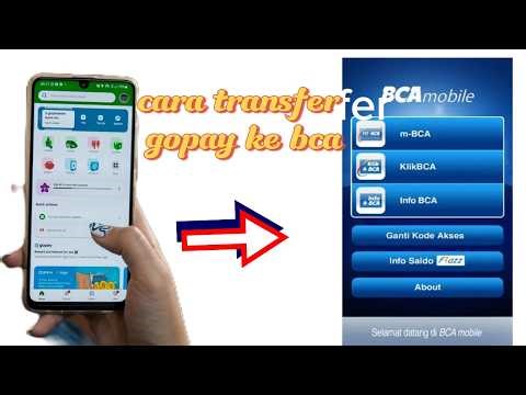 Cara transfer gopay ke rekening bca